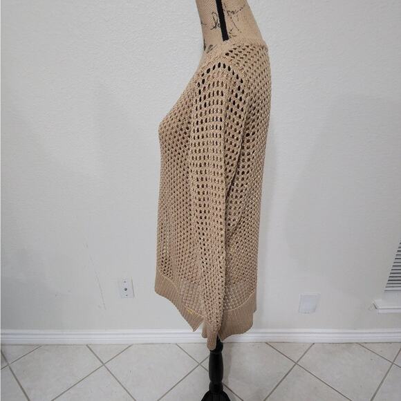 THALIA Sodi open weave oversized sweater‎ size large - Picture 3 of 6